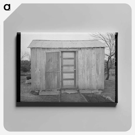 アートパネル-Typical Mexican House, Crystal City
 - ラッセル リー Canvas.