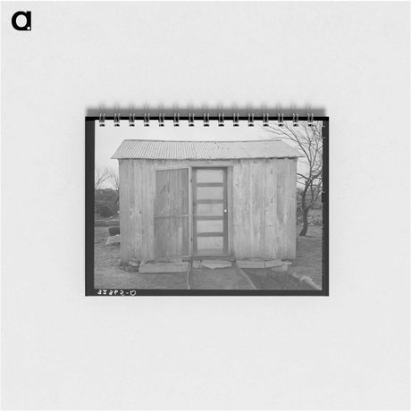 アートメモ帳-Typical Mexican House, Crystal City
 - ラッセル リー Memo.