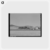 アートポストカード-Farmstead and Wheat Land
 - ラッセル リー Postcard.