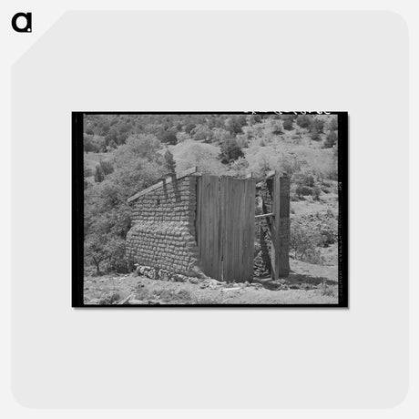 アートポストカード-Georgetown Adobe Ruins
 - ラッセル リー Postcard.