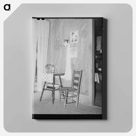 アートパネル-Farm Family Living Room
 - ラッセル リー Canvas.