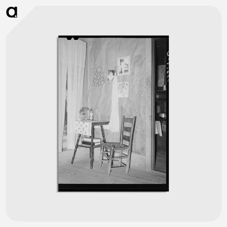 アートポストカード-Farm Family Living Room
 - ラッセル リー Postcard.