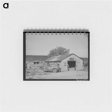 アートメモ帳-Blacksmith Shop, Penasco, New Mexico
 - ラッセル リー Memo.