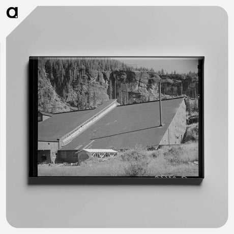 アートパネル-The Mill at Camp Bird Mine
 - ラッセル リー Canvas.