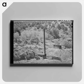 アートパネル-Georgetown Mining Remains
 - ラッセル リー Canvas.