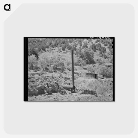 アートポストカード-Georgetown Mining Remains
 - ラッセル リー Postcard.