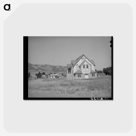 アートポストカード-Church of the Latter Day Saints, Mendon, Utah
 - ラッセル リー Postcard.