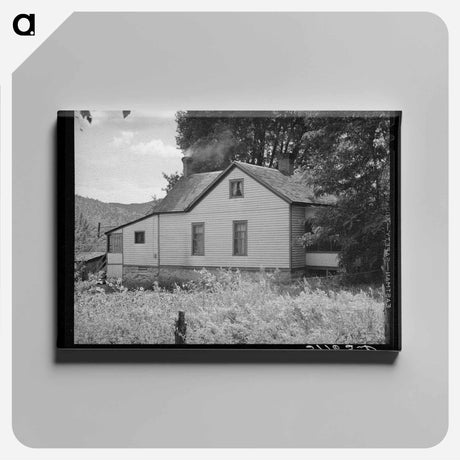 アートパネル-Home of Farmer, Animas River Valley
 - ラッセル リー Canvas.
