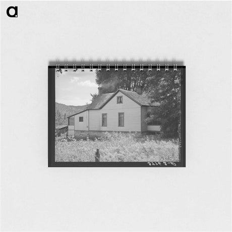 アートメモ帳-Home of Farmer, Animas River Valley
 - ラッセル リー Memo.