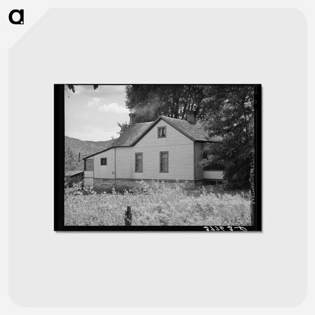 アートポストカード-Home of Farmer, Animas River Valley
 - ラッセル リー Postcard.