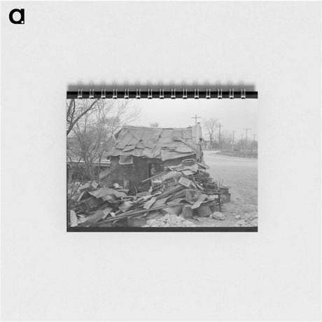 アートメモ帳-Old Mexican Living Alone
 - ラッセル リー Memo.