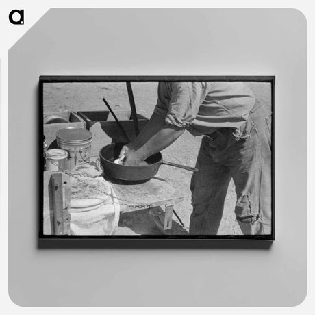アートパネル-Baking Bread Near Marfa
 - ラッセル リー Canvas.
