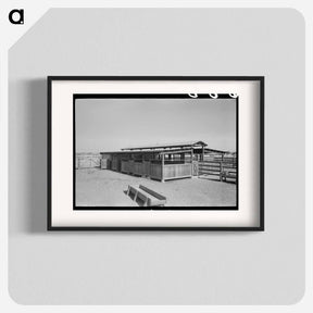 アートポスター-Dairy Barn, Casa Grande Valley Farms
 - ラッセル リー Poster.