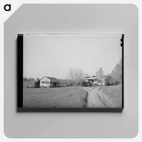 アートパネル-Fruit Farmer's Homestead
 - ラッセル リー Canvas.