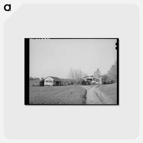 アートポストカード-Fruit Farmer's Homestead
 - ラッセル リー Postcard.