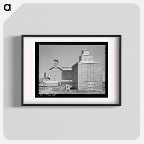 アートポスター-Craigmont Wheat Elevators
 - ラッセル リー Poster.