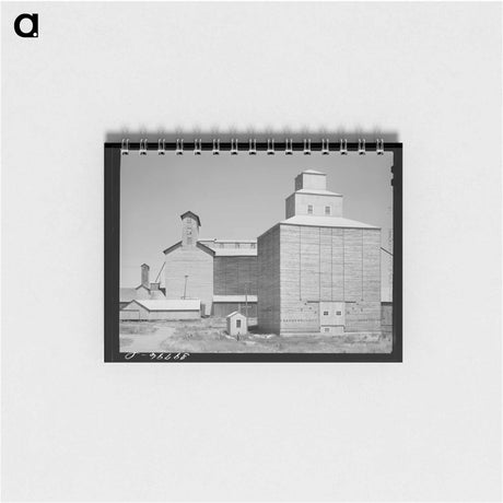アートメモ帳-Craigmont Wheat Elevators
 - ラッセル リー Memo.