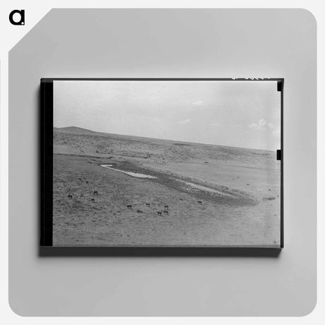 アートパネル-Marfa Ranch Waterhole
 - ラッセル リー Canvas.