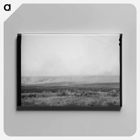 アートパネル-Grass Fire
 - ラッセル リー Canvas.