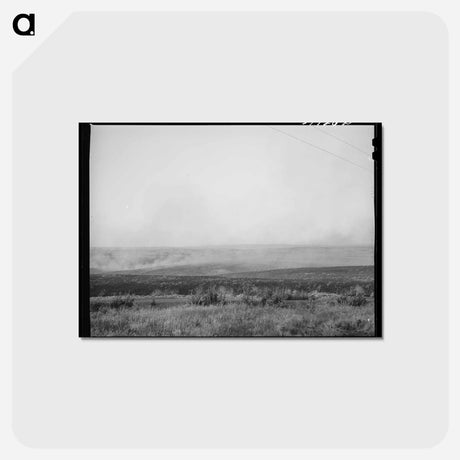 アートポストカード-Grass Fire
 - ラッセル リー Postcard.