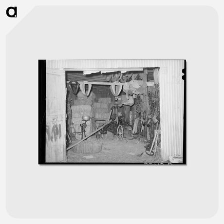 アートポストカード-Oklahoma City Feed Mill
 - ラッセル リー Postcard.