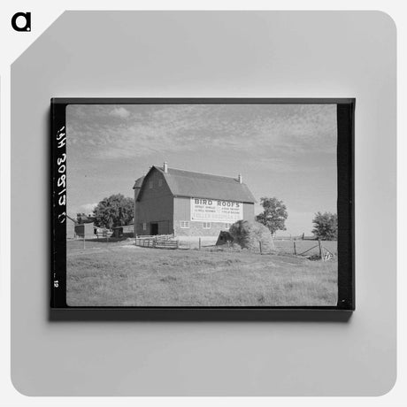 アートパネル-Sign on Barn
 - ラッセル リー Canvas.