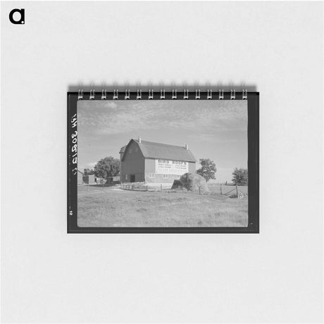 アートメモ帳-Sign on Barn
 - ラッセル リー Memo.