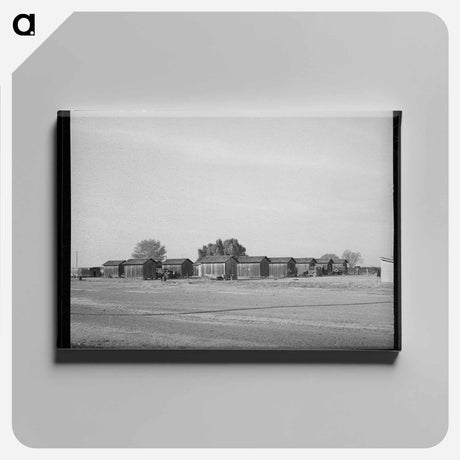 アートパネル-Housing for Mexican Transient Workers
 - ラッセル リー Canvas.