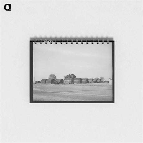 アートメモ帳-Housing for Mexican Transient Workers
 - ラッセル リー Memo.