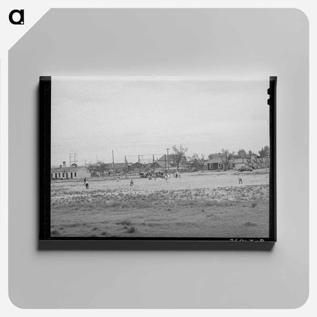 アートパネル-Twin Falls Baseball
 - ラッセル リー Canvas.