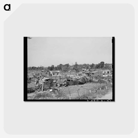 アートポストカード-Mays Avenue Camp
 - ラッセル リー Postcard.
