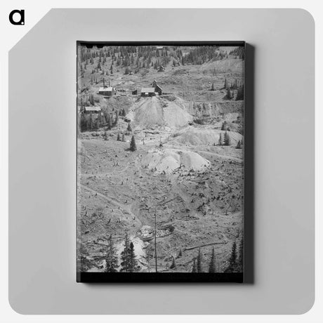 アートパネル-San Juan County Mines and Mills
 - ラッセル リー Canvas.