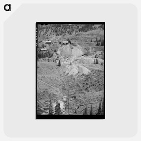 アートポストカード-San Juan County Mines and Mills
 - ラッセル リー Postcard.