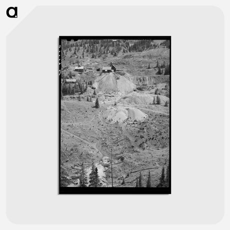 アートポストカード-San Juan County Mines and Mills
 - ラッセル リー Postcard.
