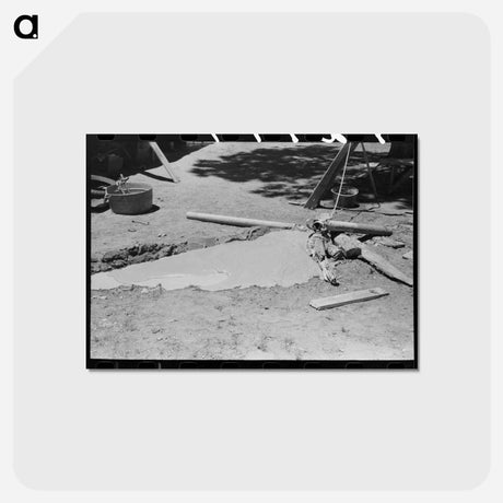 アートポストカード-Guiding the Drill
 - ラッセル リー Postcard.