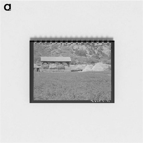 アートメモ帳-Alfalfa Field and Hay Barn
 - ラッセル リー Memo.
