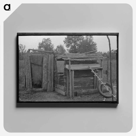 アートパネル-Louisiana Farmstead
 - ラッセル リー Canvas.