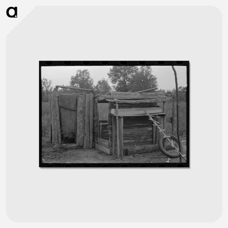 アートポストカード-Louisiana Farmstead
 - ラッセル リー Postcard.