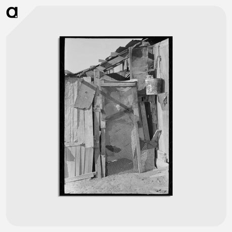 アートポストカード-Entrance to Mexican House
 - ラッセル リー Postcard.