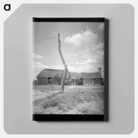 アートパネル-Rio Grande Valley Dwelling
 - ラッセル リー Canvas.