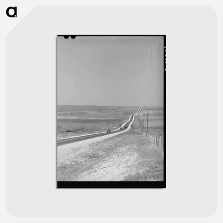 アートポストカード-U.S. 81 in Comal County
 - ラッセル リー Postcard.