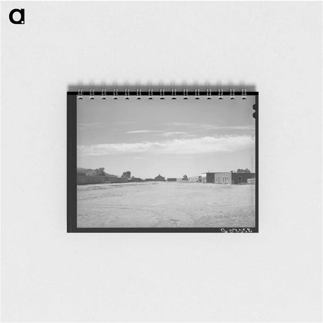 アートメモ帳-Houses on the Main Square, Garcia, Colorado
 - ラッセル リー Memo.