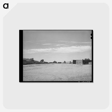 アートポストカード-Houses on the Main Square, Garcia, Colorado
 - ラッセル リー Postcard.