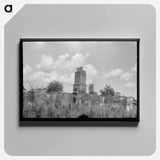 アートパネル-Plantation House Remains
 - ラッセル リー Canvas.