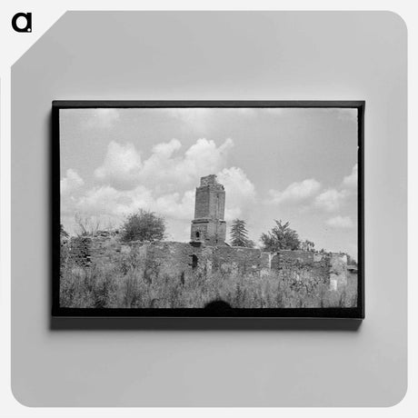アートパネル-Plantation House Remains
 - ラッセル リー Canvas.