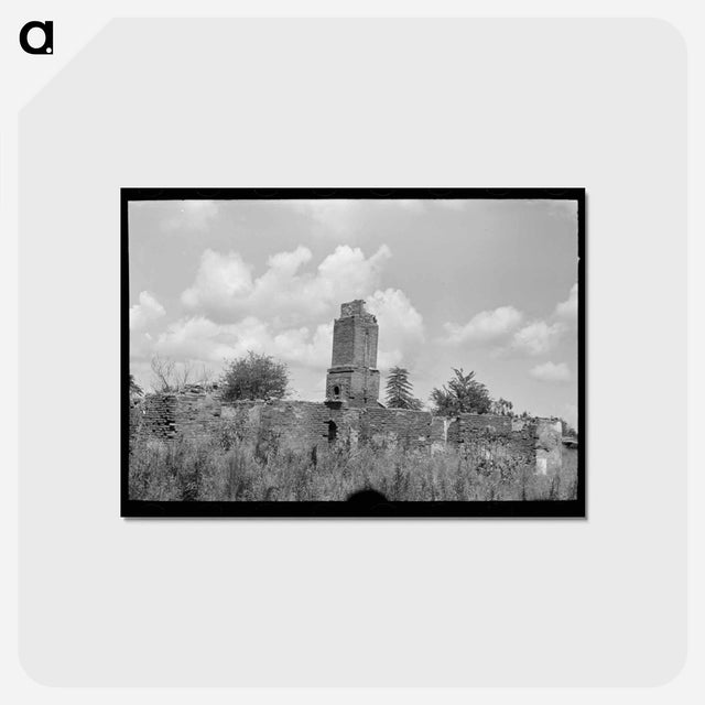 アートポストカード-Plantation House Remains
 - ラッセル リー Postcard.