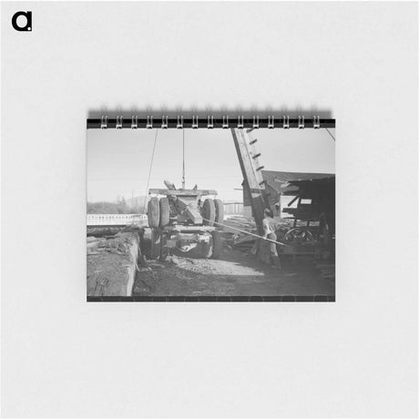 アートメモ帳-Tillamook Logging
 - ラッセル リー Memo.