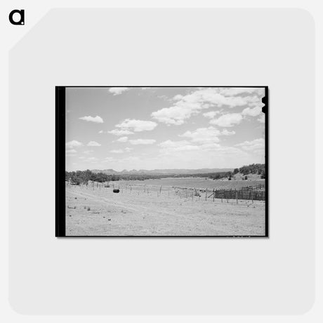 アートポストカード-Farmland near Pie Town
 - ラッセル リー Postcard.