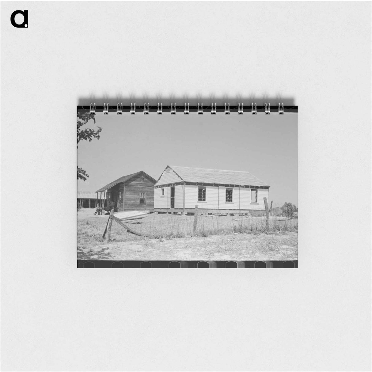 アートメモ帳-Front Porch of Sharecropper Cabin
 - ラッセル リー Memo.