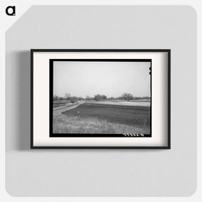 アートポスター-Eroded Farmland, Oklahoma
 - ラッセル リー Poster.